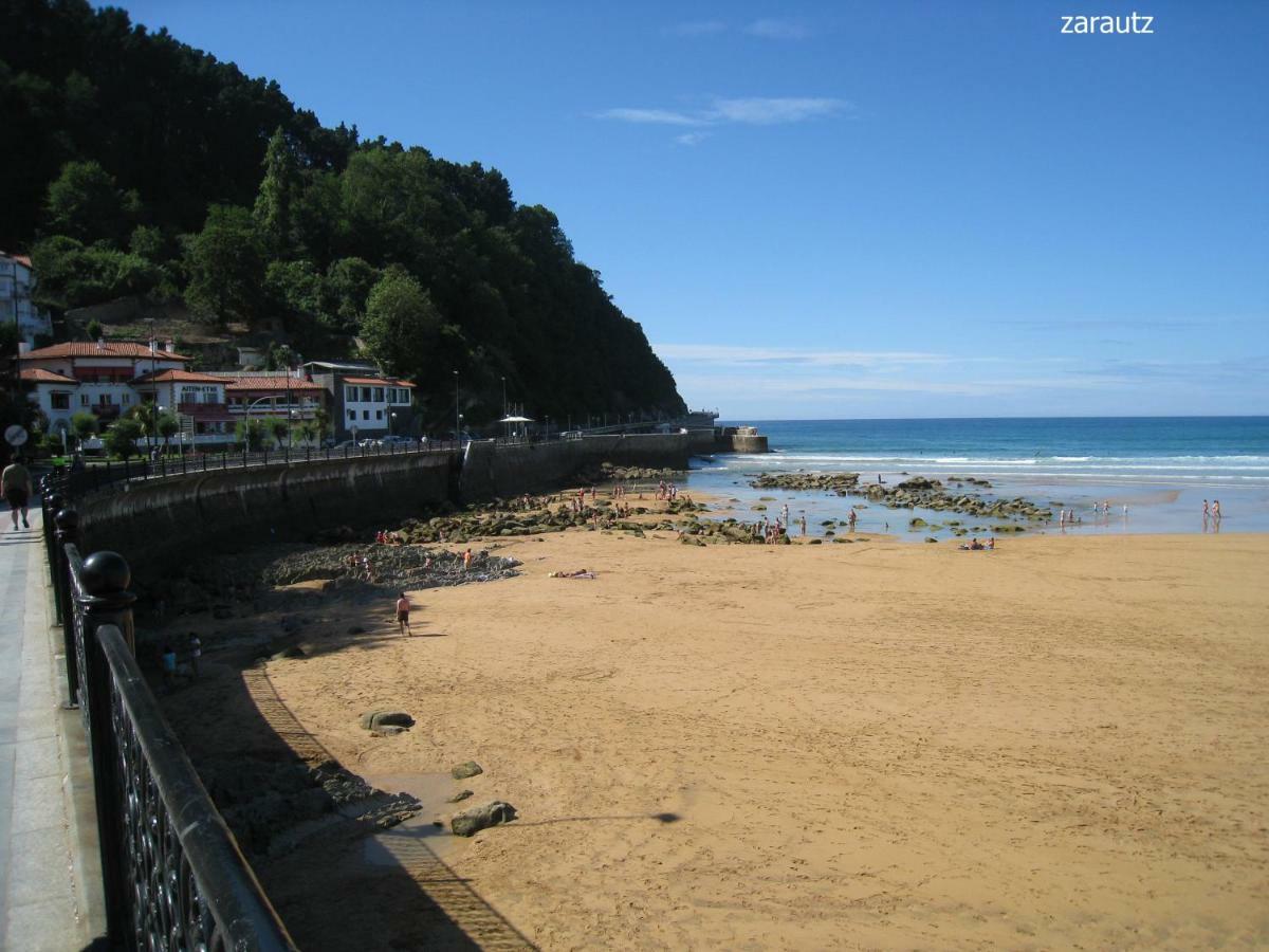 Zarautz Centro Garaje-Parking-Free Appartement Buitenkant foto